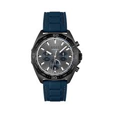 Hugo Boss Men’s Quartz Blue Silicone Strap Grey Dial 44mm Watch 1513972