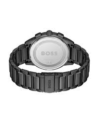 HUGO BOSS Men’s Analog 43mm Stainless Steel Black Dial Watch 1513929