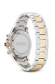 Hugo BOSS® Men's Quartz Watch with PVD Gold Plated and Stainless Steel 46mm HB1512960