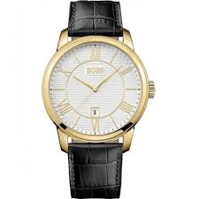 Hugo Boss Ambassador Men's Quartz Watch with Gold Toned Steel Case - 1513020