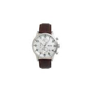 Hugo Boss® Men’s Quartz Leather Strap Stainless Steel White Diel 44mm  Watch - HB1512447