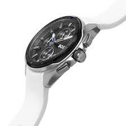 Hugo Boss Men’s Quartz White Silicone Strap Grey Dial 44mm Watch 1513948