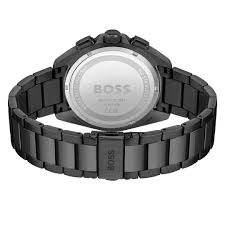 Hugo Boss Men's Quartz Black Stainless Steel 44mm Watch 1513950