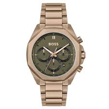 BOSS Men's Chronograph Watch with Green Dial - Model 1514019