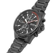 Hugo BOSS® Stainless Steel Sport Analog Black Dial Men's Watch 1513825