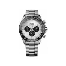 HUGO BOSS® Men’s Ikon Chronograph Silver & Black Watch – HB1512964