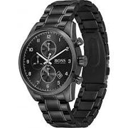 Hugo Boss Skymaster Men's Watch - Analog Quartz Metal Black Dial 44mm - 1513785