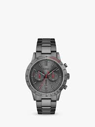 Hugo Boss Men’s Quartz Grey Stainless Steel Grey Dial 44mm Watch 1513924