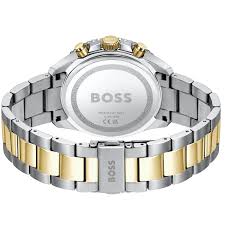 Hugo BOSS® Men's Quartz Watch with PVD Gold Plated and Stainless Steel 46mm HB1512960