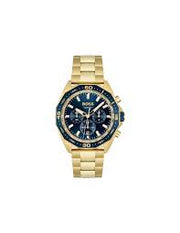 Hugo Boss® Men’s Quartz Gold Stainless Steel Blue Dial 44mm Watch - 1513973