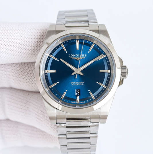 Longines Conquest blue dial 41mm L3.830.4.92.6 – front