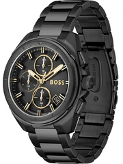 Hugo Boss Men's Quartz Black Stainless Steel 44mm Watch 1513950