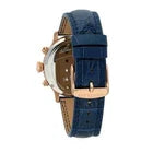 Maserati Epoca Men's R8871618007 Quartz Steel Watch Navy Blue Leather Strap 42mm