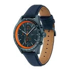 Lacoste Watch Apext Chronograph Men's Quartz 2011297 Blue Leather New Boxed