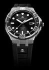 Maurice Lacroix AIKON AI6058-SS001-330-1 Automatic Chronograph Men’s Watch Black