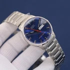 Mido Commander Chronometer Auto Blue Dial Steel Day-Date COSC 42mm NEW Full Set