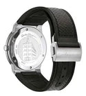 Ferragamo Men's F-80 SFDT00619 Classic Watch Black Strap Black Steel Dial 42mm