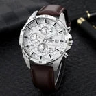 Casio Edifice EFR-556TR-1K Brown Leather Chronograph Mens Watch New Boxed