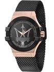 Maserati Potenza Men's R8853108010 Quartz Stainless Steel Watch Black Dial 42mm