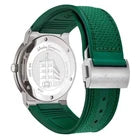 Ferragamo Mens F-80 SFDT00519 Classic Watch Green Silicone Strap Steel Dial 42mm