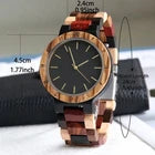 The Wood Watch Quartz Solid Mens Natural Wooden Quartz Watch Stylish Mens Gift