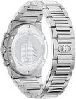 Ferragamo Chronograph Quartz SFME00321 Men's Watch Silver Steel Black Dial 42mm