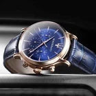 Maserati Epoca Men's R8871618007 Quartz Steel Watch Navy Blue Leather Strap 42mm