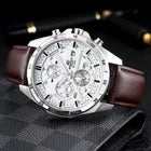 Casio Edifice EFR-556TR-1K Brown Leather Chronograph Mens Watch New Boxed
