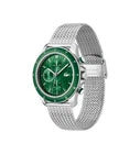 Lacoste Watch Neoheritage Chronograph Men's Quartz 2011255 Silver Mesh New Boxed