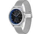 Lacoste Watch Apext Chronograph Men's Quartz 2011298 Silver Mesh New Boxed