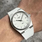 Tissot PRX 40mm White Dial Quartz Men’s Watch Rubber Strap T137.410.17.011.00