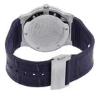 Ferragamo F-80 Slim SFDT00319 Men's Watch Blue Leather-Style Silicone Strap