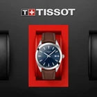Tissot Carson Premium Quartz Blue Dial Leather Strap Watch T127.410.16.041.00