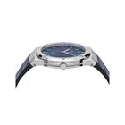 Ferragamo F-80 Slim SFDT00319 Men's Watch Blue Leather-Style Silicone Strap