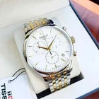 Tissot Tradition Chronograph Two Tone Rose Gold Silver Dial T063.617.22.037.00