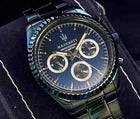 Maserati Blue Edition Men Analogue R8853100025 Quartz Steel Watch Blue Dial 43mm