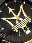 Maserati Potenza R8853108006 Mens Analog Quartz Gold Steel Watch Black Dial 42mm