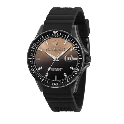 Maserati Analog Multicolor Dial Men's Watch R8851140001 Quartz 44mm Silicone