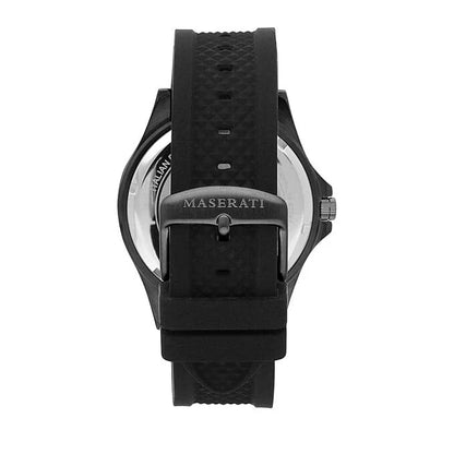 Maserati Analog Multicolor Dial Men's Watch R8851140001 Quartz 44mm Silicone