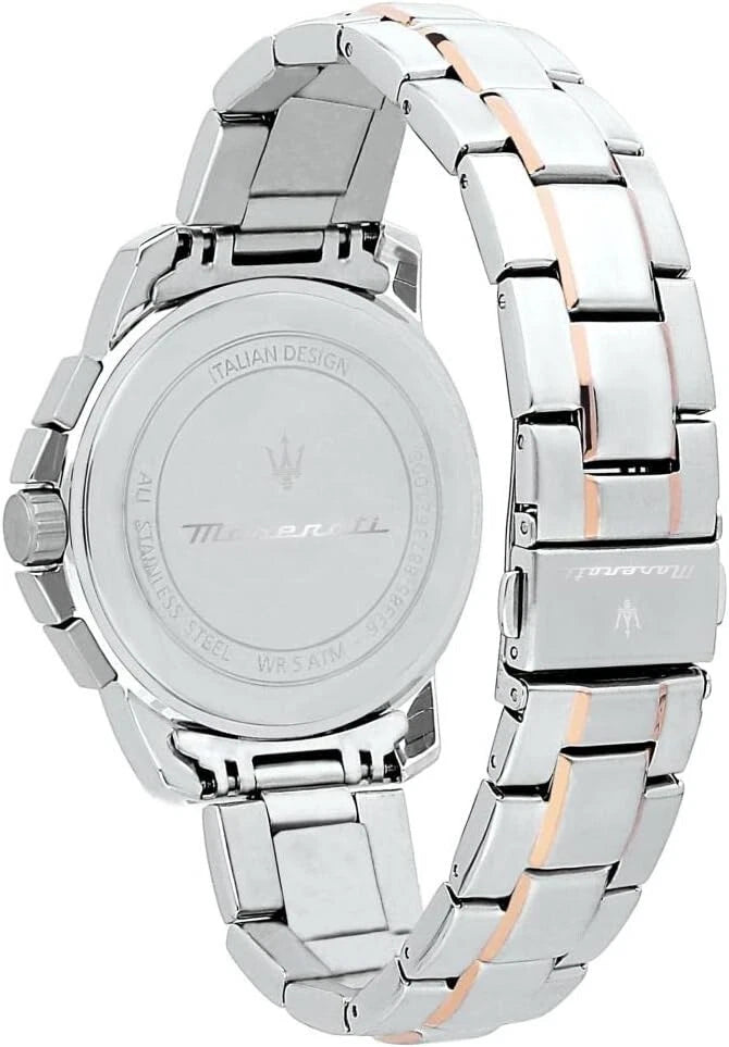Maserati Mens Successo Quartz Chronograph Watch R8873621009 Stainless Steel 44mm