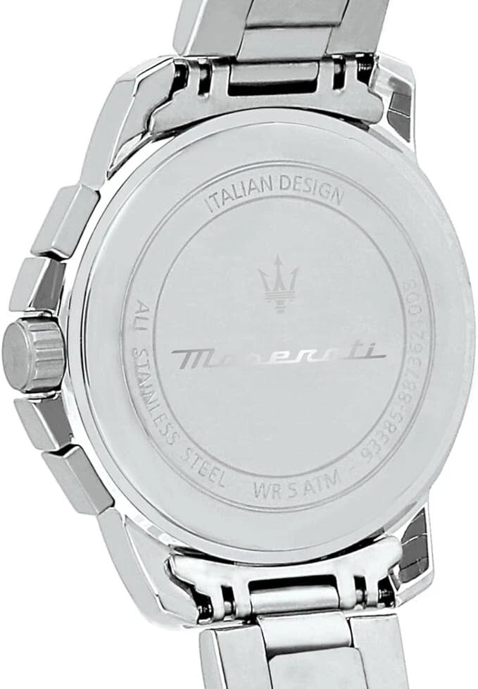 Maserati Mens Successo Quartz Chronograph Watch R8873621009 Stainless Steel 44mm
