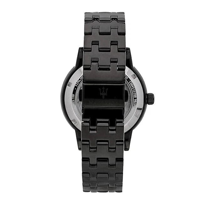 Maserati Granturismo Chronograph R8823134003 Mens Black Skeleton Dial Watch 44mm