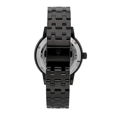 Maserati Granturismo Chronograph R8823134003 Mens Black Skeleton Dial Watch 44mm