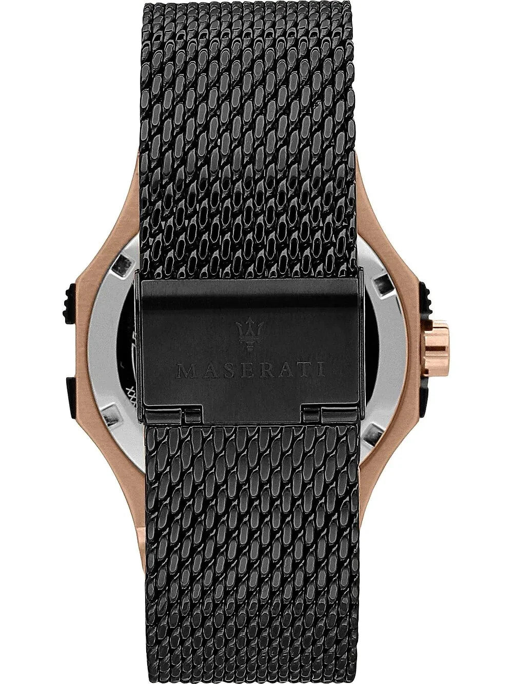Maserati Potenza Men's R8853108010 Quartz Stainless Steel Watch Black Dial 42mm