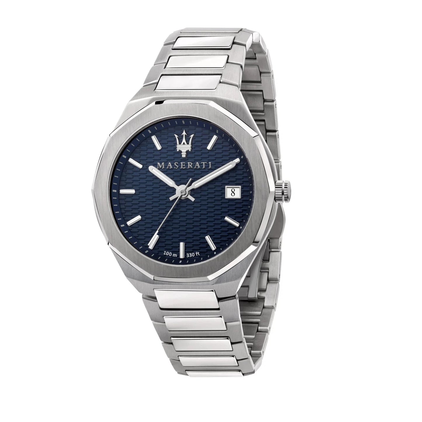 Maserati R8853142006 Stile Men's Quartz Watch Blue Dial Stainless Steel 42mm