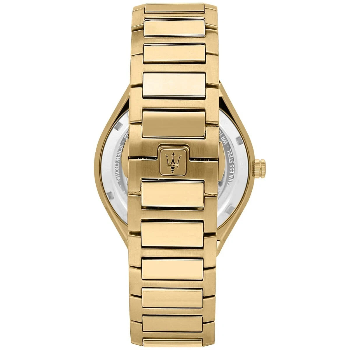 Maserati R8853142004 Stile Men's Analog Quartz Watch Gold Stainless Steel 42mm