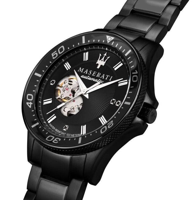 Maserati Sfida Automatic Diamond Limited Edition Men's Watch R8823140005 44mm