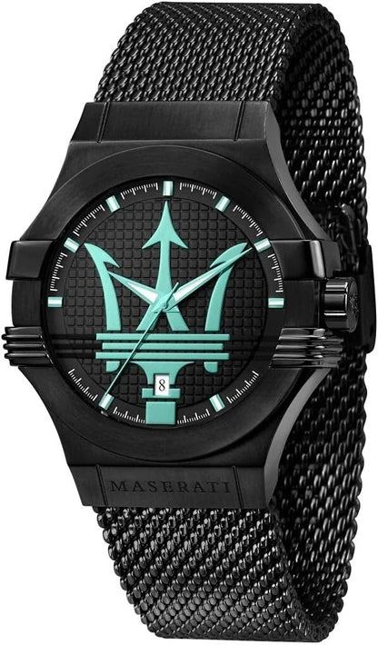 Maserati Aqua Edition Men's Watch R8853144002 Quartz Movement Steel 40mm Dial