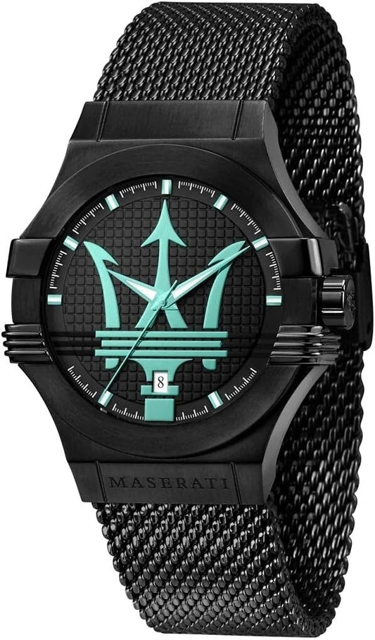 Maserati Aqua Edition Men's Watch R8853144002 Quartz Movement Steel 40mm Dial