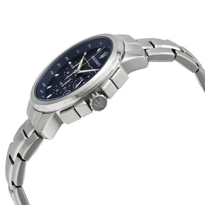Maserati Successo Men's Stainless Steel Band Watch R8873621002 Blue Dial 44mm